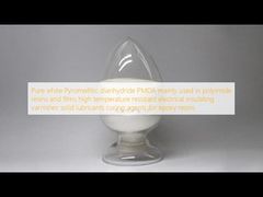 純粋な白色のピロメリット酸二無水物（PMDA）は、主にポリイミド樹脂やフィルム、耐熱性電気絶縁ワニス、固体潤滑剤、エポキシ樹脂硬化剤に使用されます。