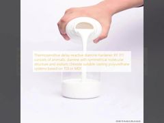 サーモセンシティブ遅延反応性ジアミン硬化剤 XY 311 は、対称分子構造を持つ芳香族ジアミンと塩化ナトリウムから構成され、TDI または MDI をベースとする注型ポリウレタンシステムに適しています。
