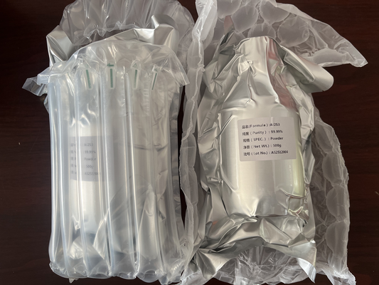 High Purity 4N Aluminum Sulfide is an inorganic compound characterized by its high purity and distinct physical properties